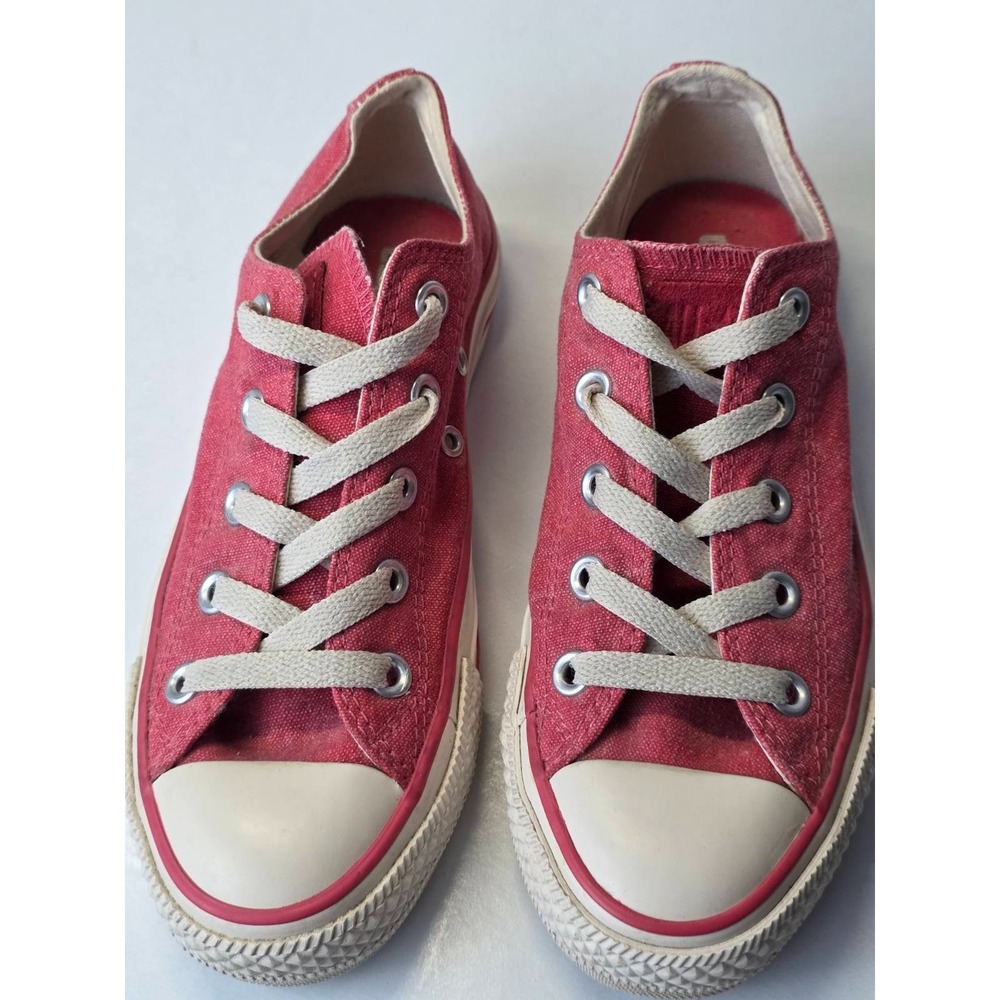 Converse All Star Men's Sneakers Size 4 Women's Size 6 Pink Red Shoes Early 2011 - Picture 10 of 14